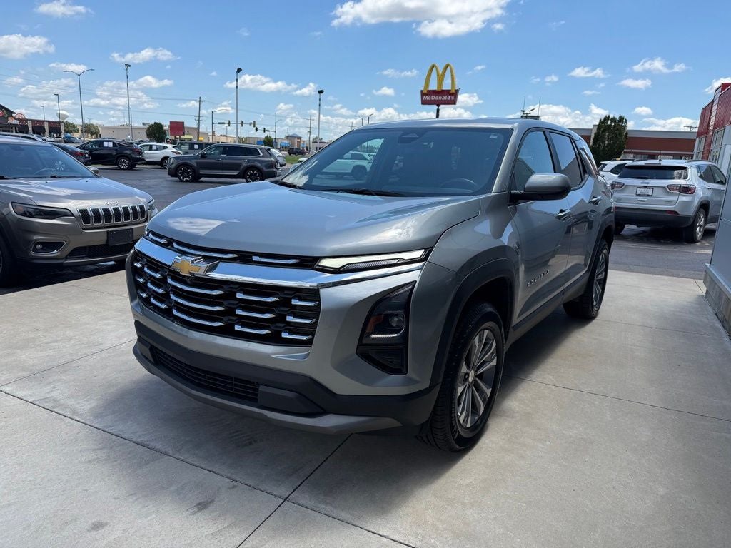2025 Chevrolet Equinox LT in Sterling Gray Metallic — front three-quarter view