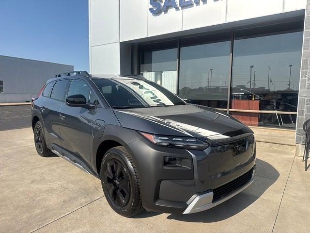 2026 Subaru TRAILSEEKER Premium in Magnetite Gray Metallic — front three-quarter view
